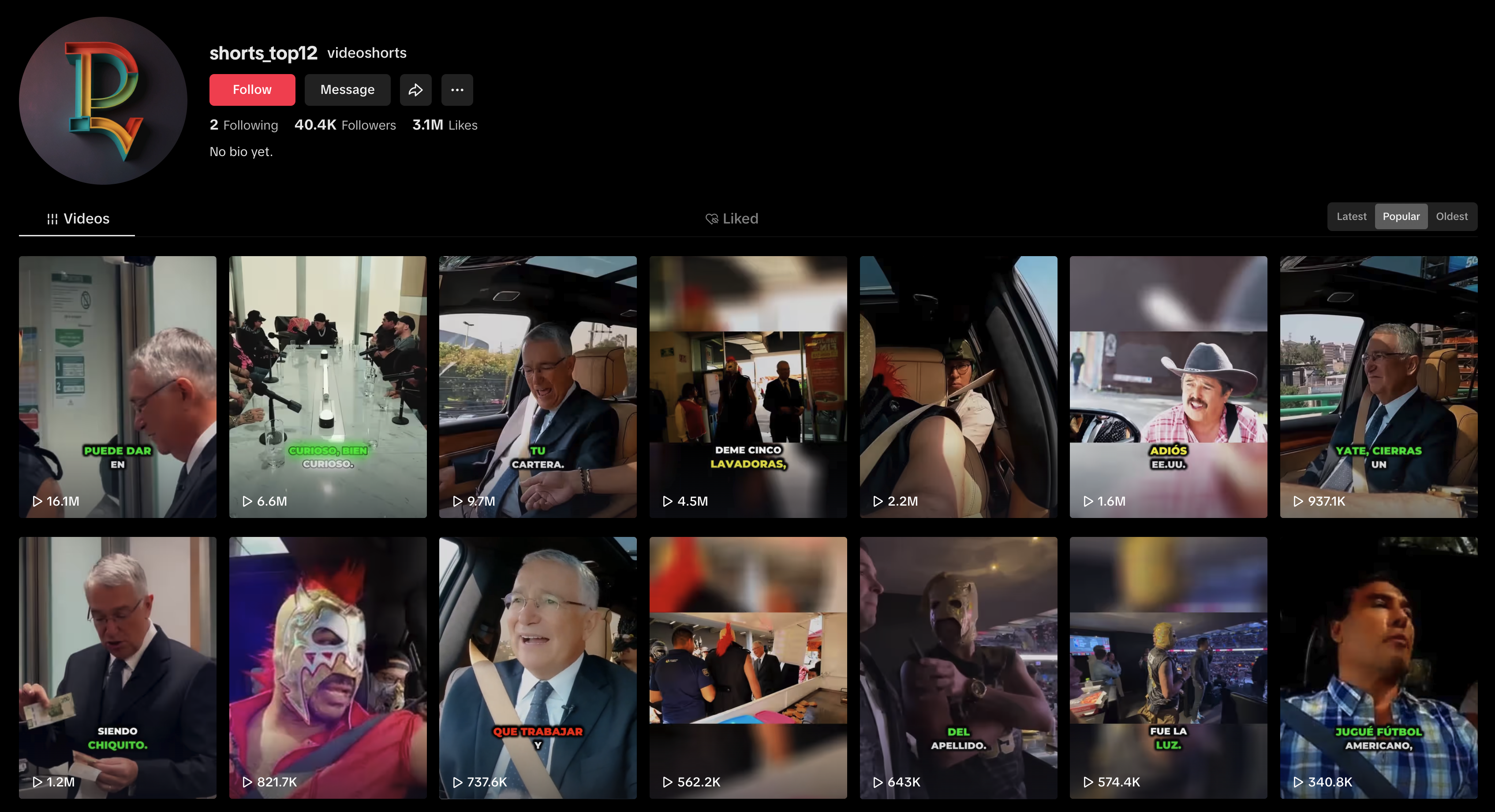 TikTok Clipper Stats