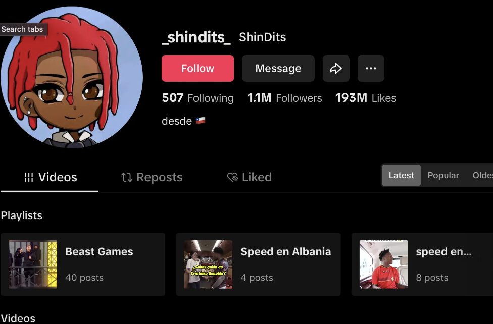 Shindits Account